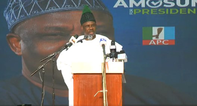 2023: Amosun Officially Joins Osinbajo, Tinubu, Ngige, Others In quest For Nigeria’s Presidency [PHOTOS]